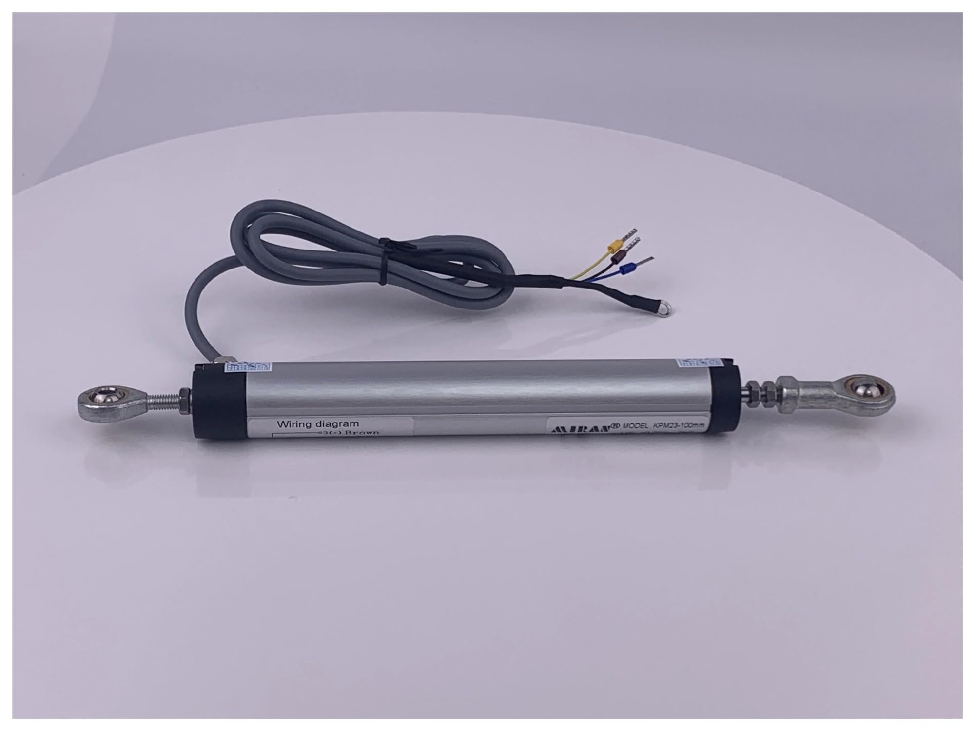 KPM23 25-300mm Linear Potentiometer, Displacement Transducer Travel Sensor With Two Sides Ball Joint Haute précision(50mm)