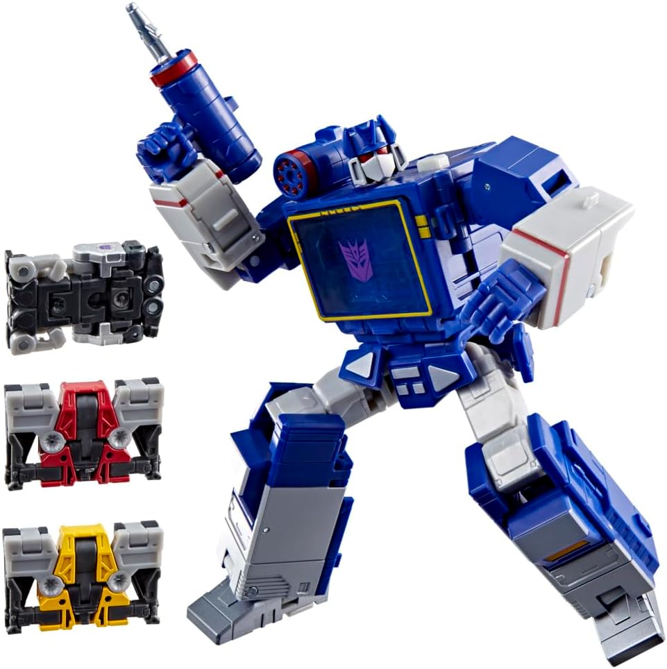 Transformers Studio Series Leader Class The Movie Sound Wave 6.5" Transforming Action Figure Robot Toy for Ages 8+