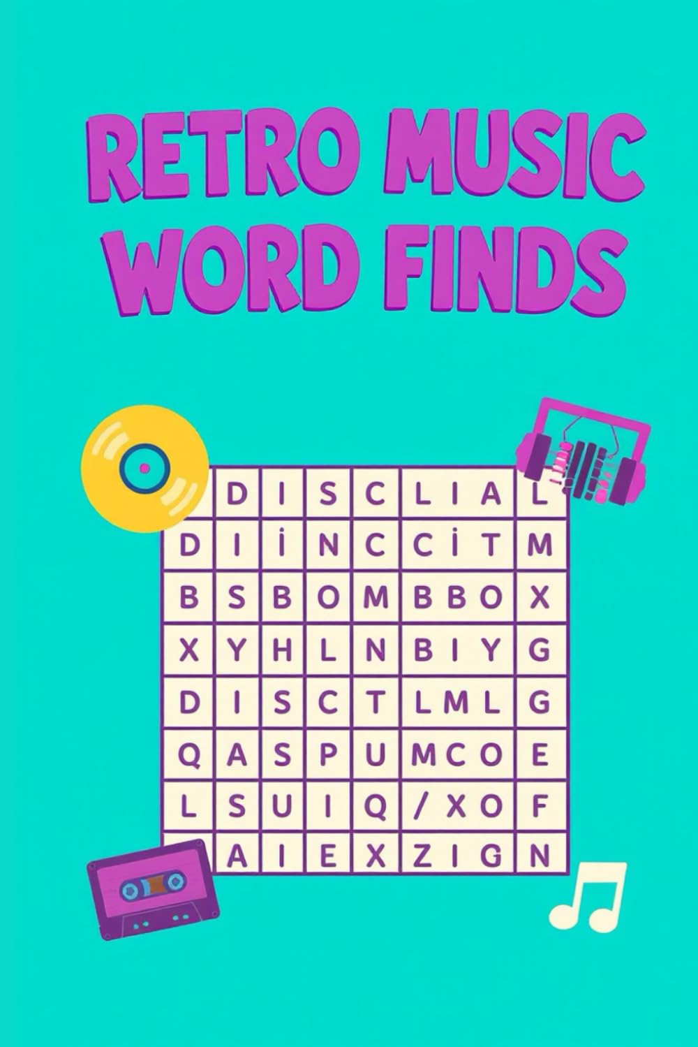 Retro Music Word Finds: 60 Vintage Music Puzzles | Search for Artists & Hits from Bygone Eras