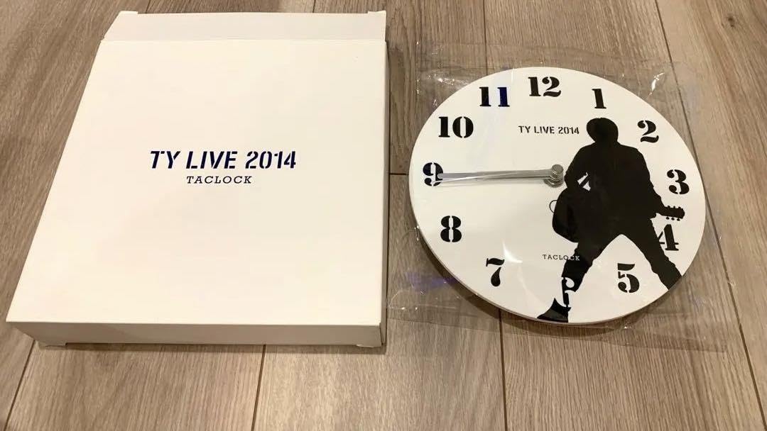 期間限定価格　レア　美品　吉田拓郎　TY TACLOCK 希少　壁掛け時計 Amazon.co.jp: ノーブランド品吉田拓郎壁掛け時計TACROCKTYLIVE2014美