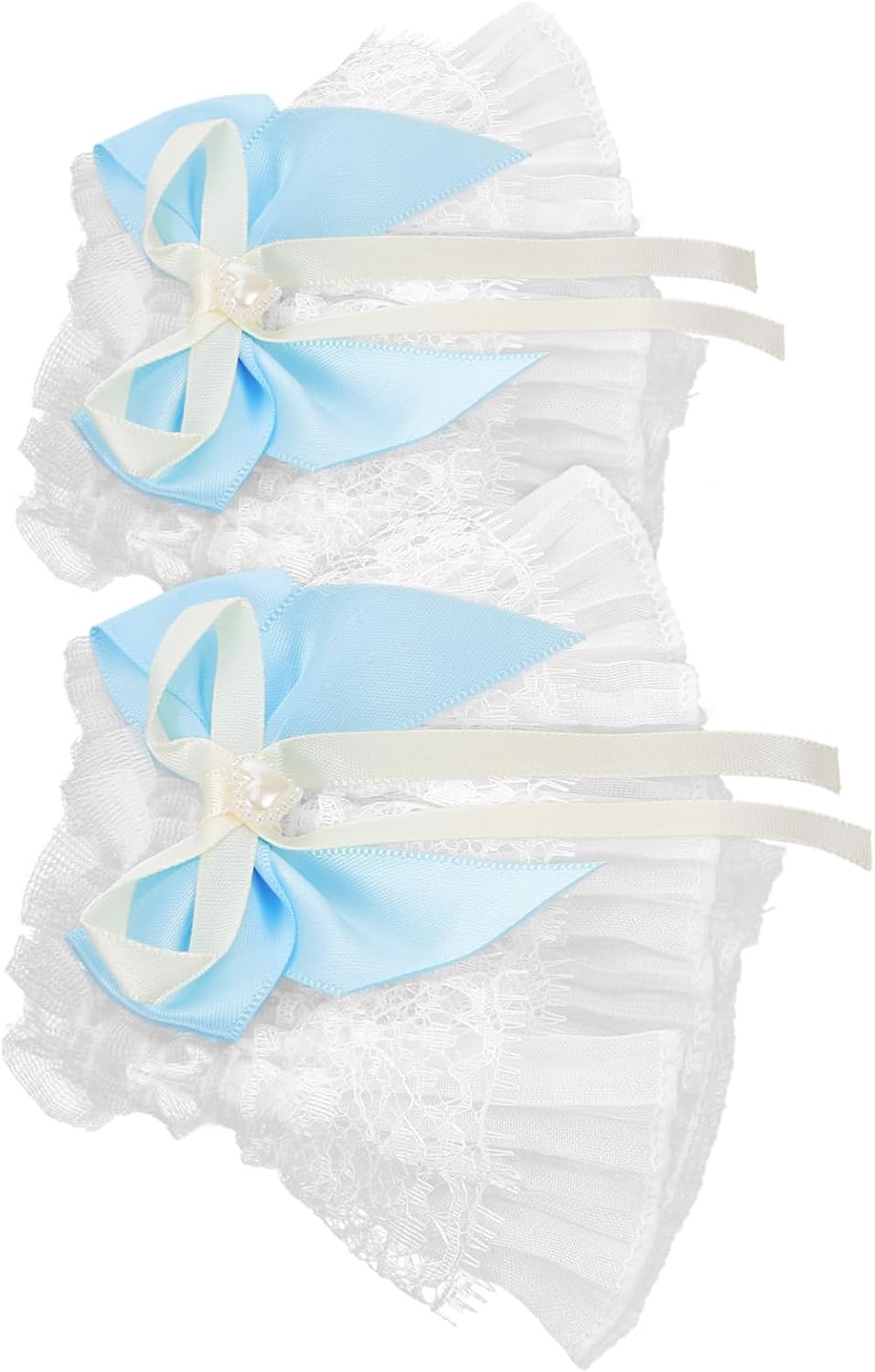 COLLBATH Lolita Lace Cuffs 1 Pair Floral Ruffled Wrist Jewelry for Women