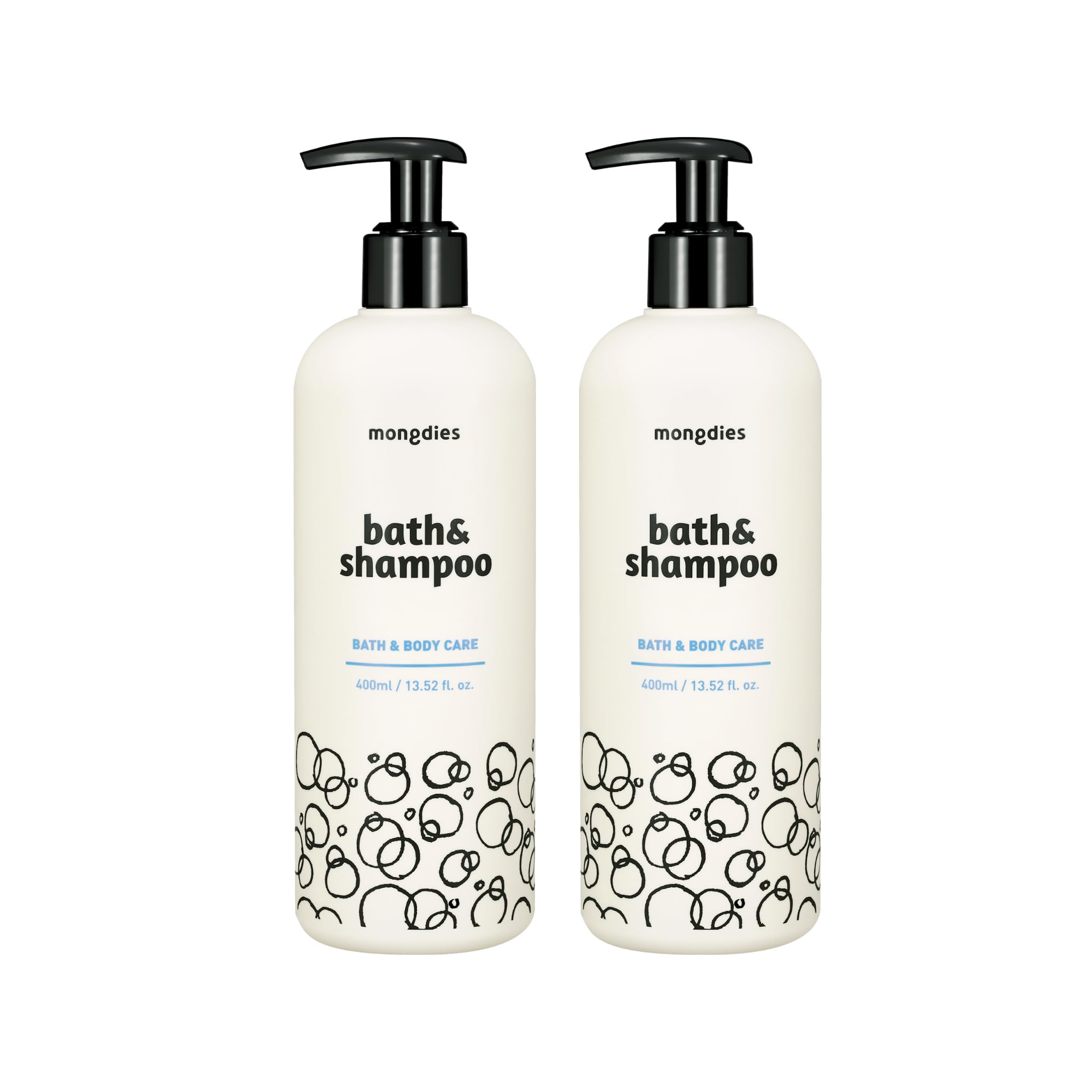 mongdies Baby Bath & Shampoo | Head-to-Toe All-in-One Gentle Wash | Tear-Free & pH Balanced Formula | 6-Layer Ceramide for Moisture Retention | Vegan