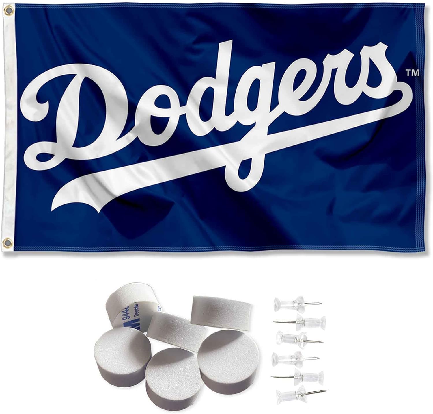 Los Angeles Dodgers Banner and Tapestry Wall Tack Pads