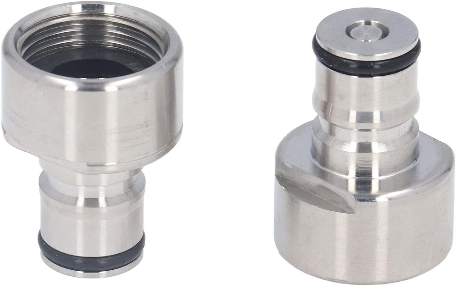 TOPINCN Keg Connector Adapter, Stainless Beer Brewing Kegs & Kegging Steel Ball Lock