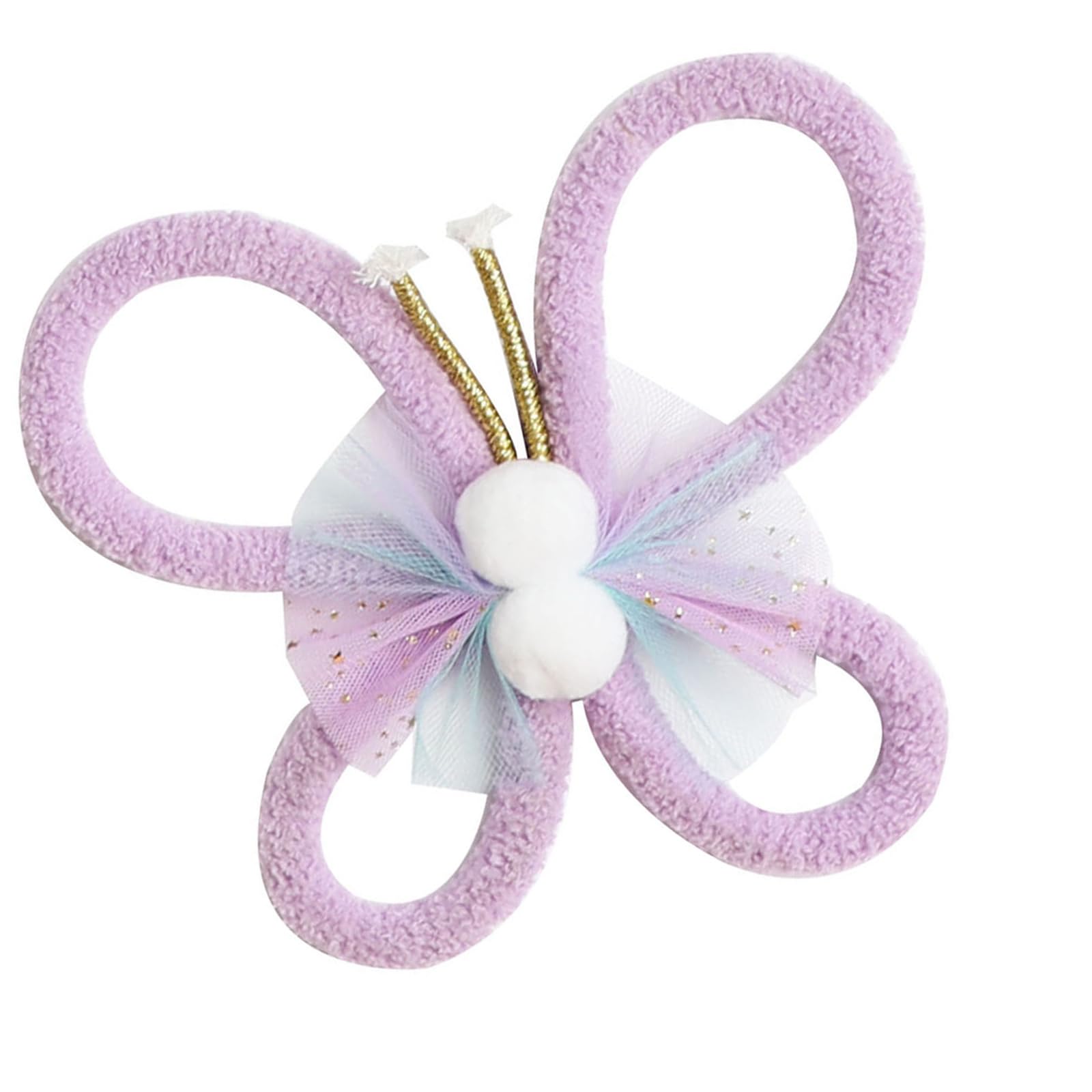 NMFLAB Playful Knitteds Rainbows Butterfly and Daisys Wall Decoration Colorful Nursery Art Piece for Kids Room Decoration Kids Room