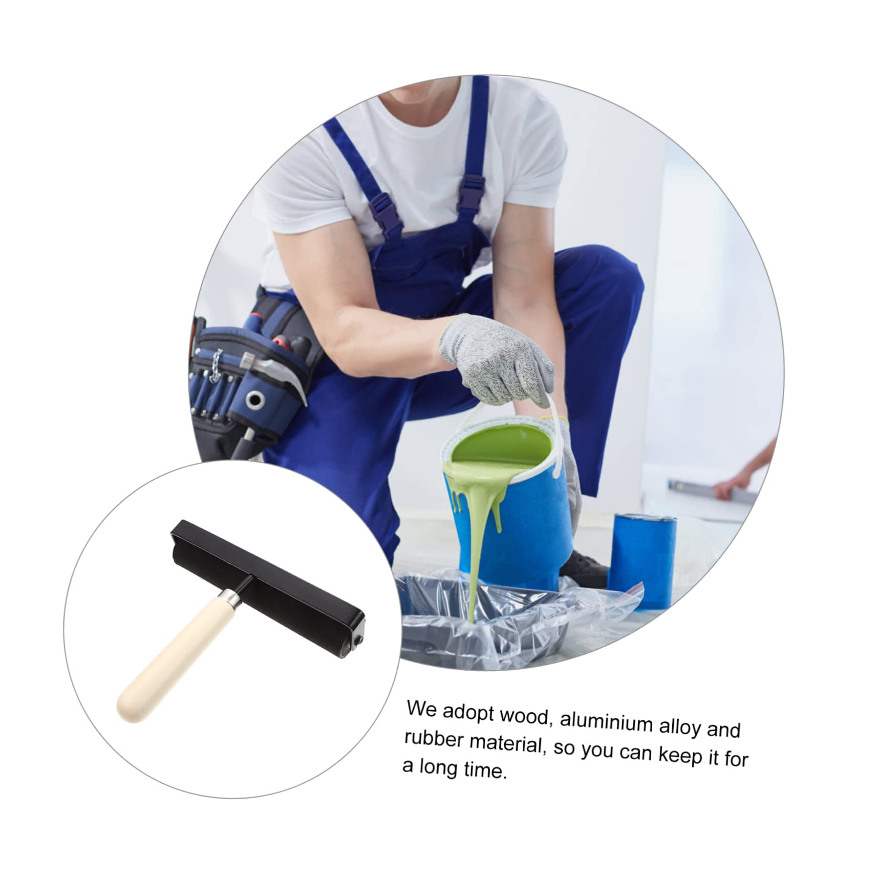 Mikikit Speedball Mini Paint Roller for Diamond Drawing Stamping Tool Multi-Functional Roller Tool