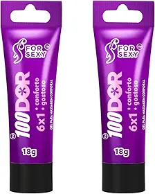 Kit Gel Dessensibilizante 100dor 6x1 18g For Sexy - 2 Unidades