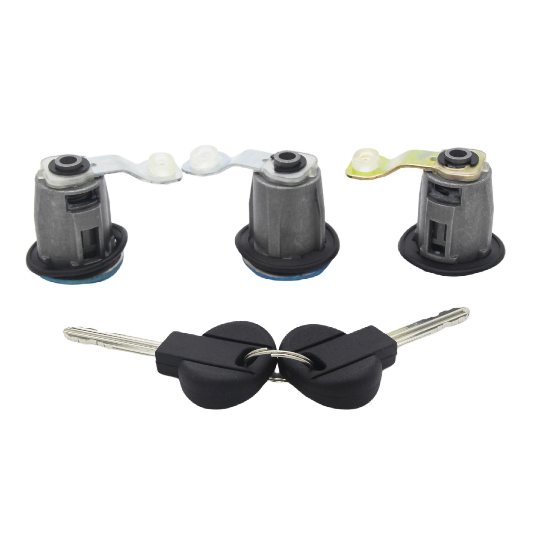 Hzsmyxgs One Color Car Door Lock Compatible With Citroen For Berlingo For Xsara For Picasso Left Right Door Lock Barrel Switch 9170G3 252522(1 Left 2 Right)