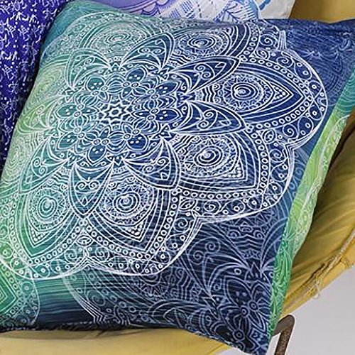 Moresave Mandala Elefanten Baum Wurf Kissen Abdeckungs Auto Sitz Kissenbezug Sofa Home Decorative, 45x45cm – Bild 3