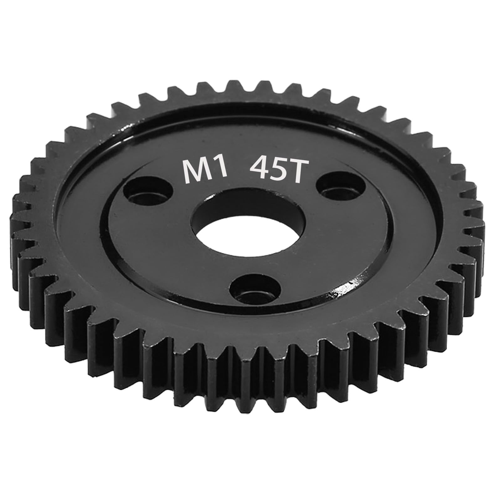 45-Tooth M1 Spur Gear 1.0 Metric Pitch, Hardened Steel Upgrades Main Gear 31T 33T 35T 37T 39T 41T 43T 45T 47T 49T 51T Mod 1 Fit for TRAXXAS Slayer Pro 4X4 Revo 3.3 ARRMA HPI HOBAO LOSI (45T)