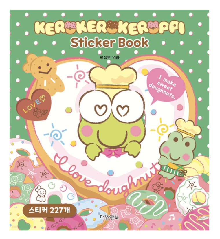 Stickers KeroKeroKeroppi mini livre de 227 pièces idéal pour cadeaux