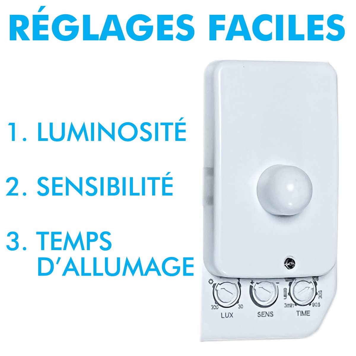 Arum Lighting – Bullauge Deckenleuchte LEX, Sockel E27 (max. 60 W), integrierter Infrarot-Bewegungsmelder, wasserdicht IP44, Durchmesser 30 cm, Wand- oder Deckenleuchte, außen und innen (ohne