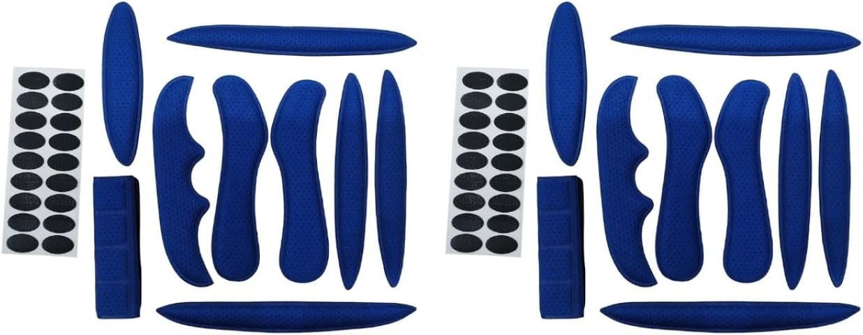 Toddmomy 2 Sets Bike Helmet Padding Kit Bike Helmet Padding Replacement Replacement Pads Cushions for Safe Cycling Riding