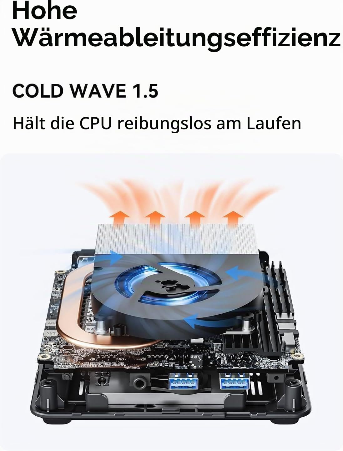 MINIS FORUM UN1245 Mini PC, Intel Core i5-12450H Prozessor (8C/12T, 12M Cache bis 4.40 GHz) Mit Intel UHD Graphics, 16GB DDR4+512GB M.2 SSD, Triple Display HDMI/DP/USB-C, Wifi6e & BT5.2, 2.5G RJ45LAN