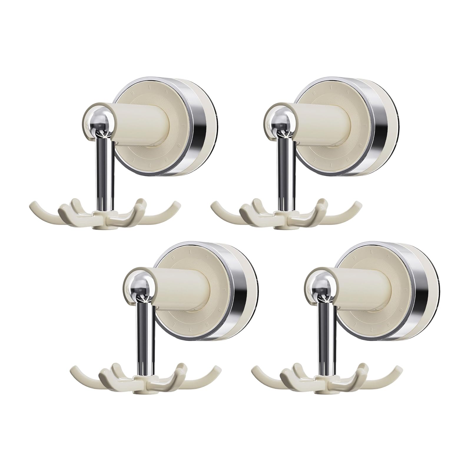 RGYBAO Strong Rotating Holders Full Turn Design Multipurpose Suction Holder for Hanging Utensils Towels Bath Items Not Drill Adhesive Hook for Bathroom
