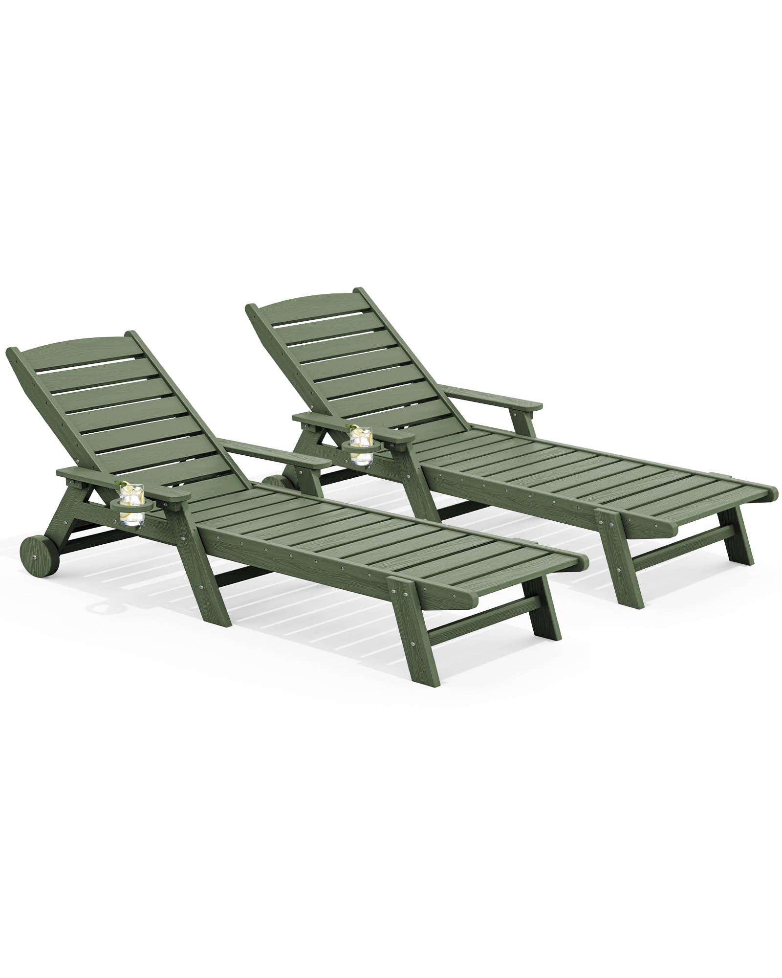 SERWALL Patio Chaise Lounge Chair