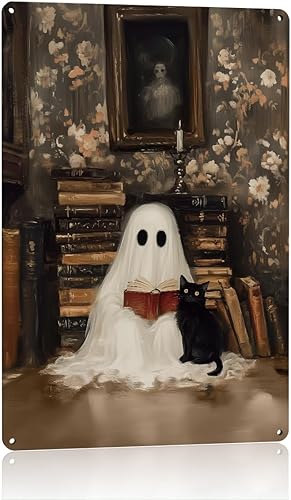 Miniatura 33 de Decoración de Baño de Halloween Arte de Pared de Baño Fantasma Gótico de Halloween Decoración del Hogar Espeluznante Interior Exterior Regalos