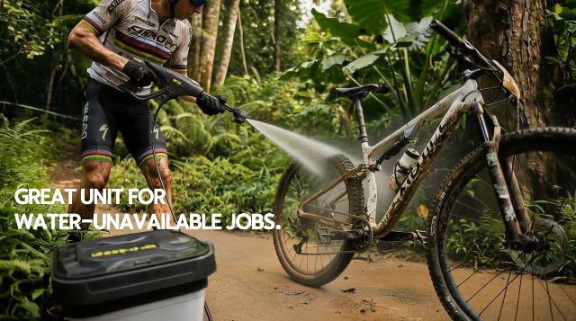 Amazon.com : ZMULB Portable Cordless Pressure Washer with Water