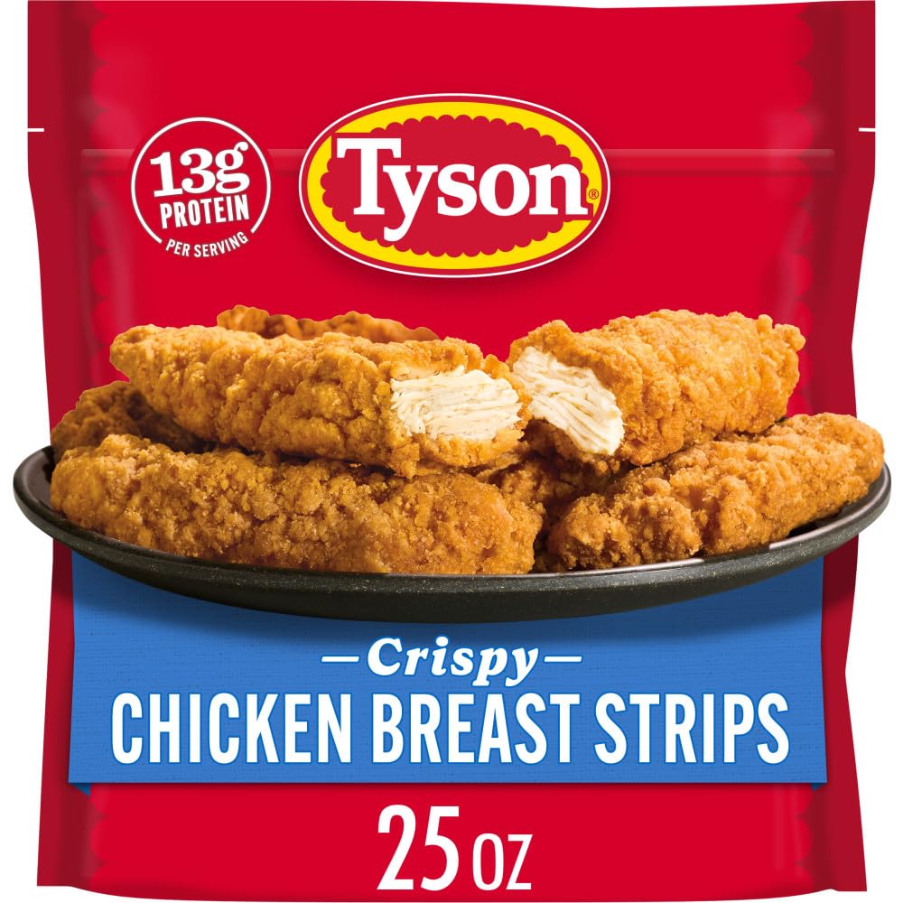 Tyson Fully Cooked Crispy Chicken Strips 25 oz Frozen