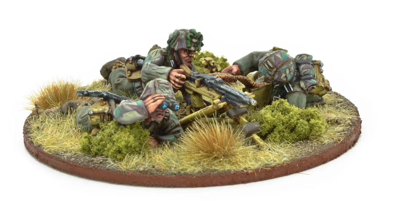 Warlord Games German Army MG42 Team - 28mm Scale Metal Miniatures for Bolt Action Highly Detailed World War 2 Miniatures