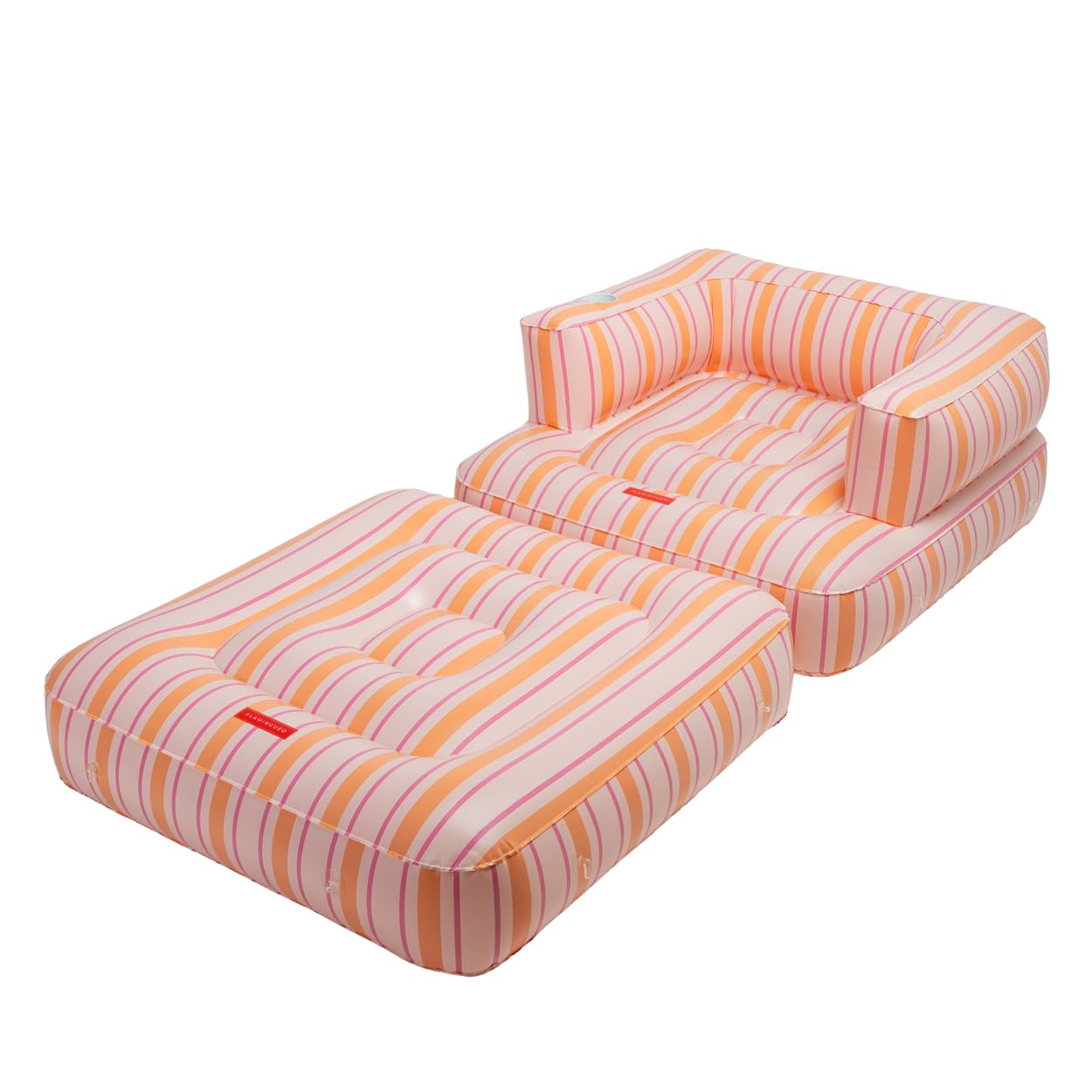 Flamingueo Colchoneta Piscina - Flotadores Piscina, Hinchables para Piscina, Colchoneta Playa, Tumbona Piscina, Flotador 2 en 1
