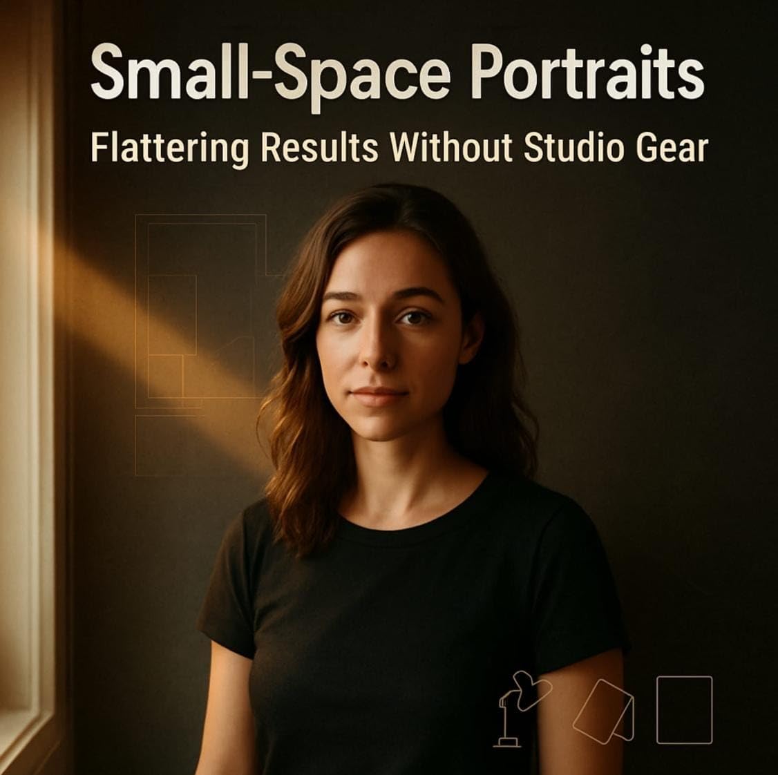 Small-Space Portraits: Flattering Results Without Studio Gear: A Step-by-Step Guide to Beautiful Portraits Using Natural Light, DIY Gear & Small Spaces