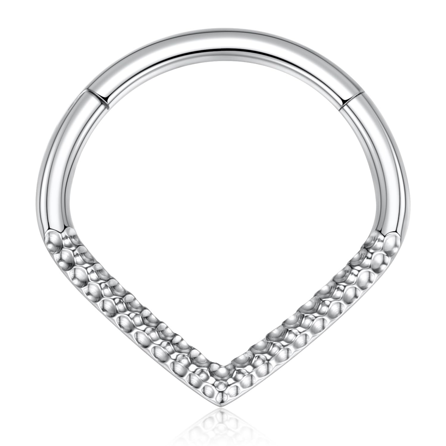 hengkaixuan Teardrop Daith Earrings Septum Jewellery Nose Hoop Ring Surgical Steel Daith Rook Tragus Piercing Jewellery Septum Clicker Ring Small Hoop Earring — view 38