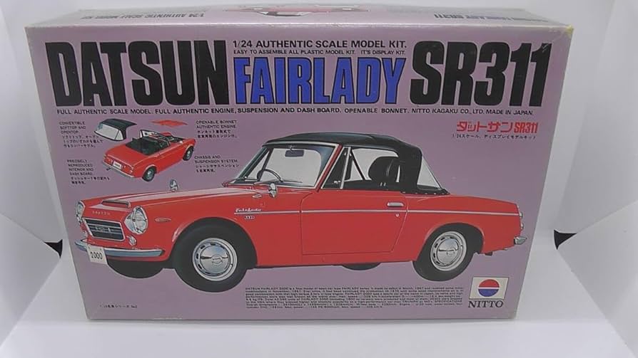 NittoDATSUN SR311 1/24 プラモデルキット Amazon.co.jp: 日東 NITTO 1/24 ダットサン SR311 DATSUN FAIRLADY