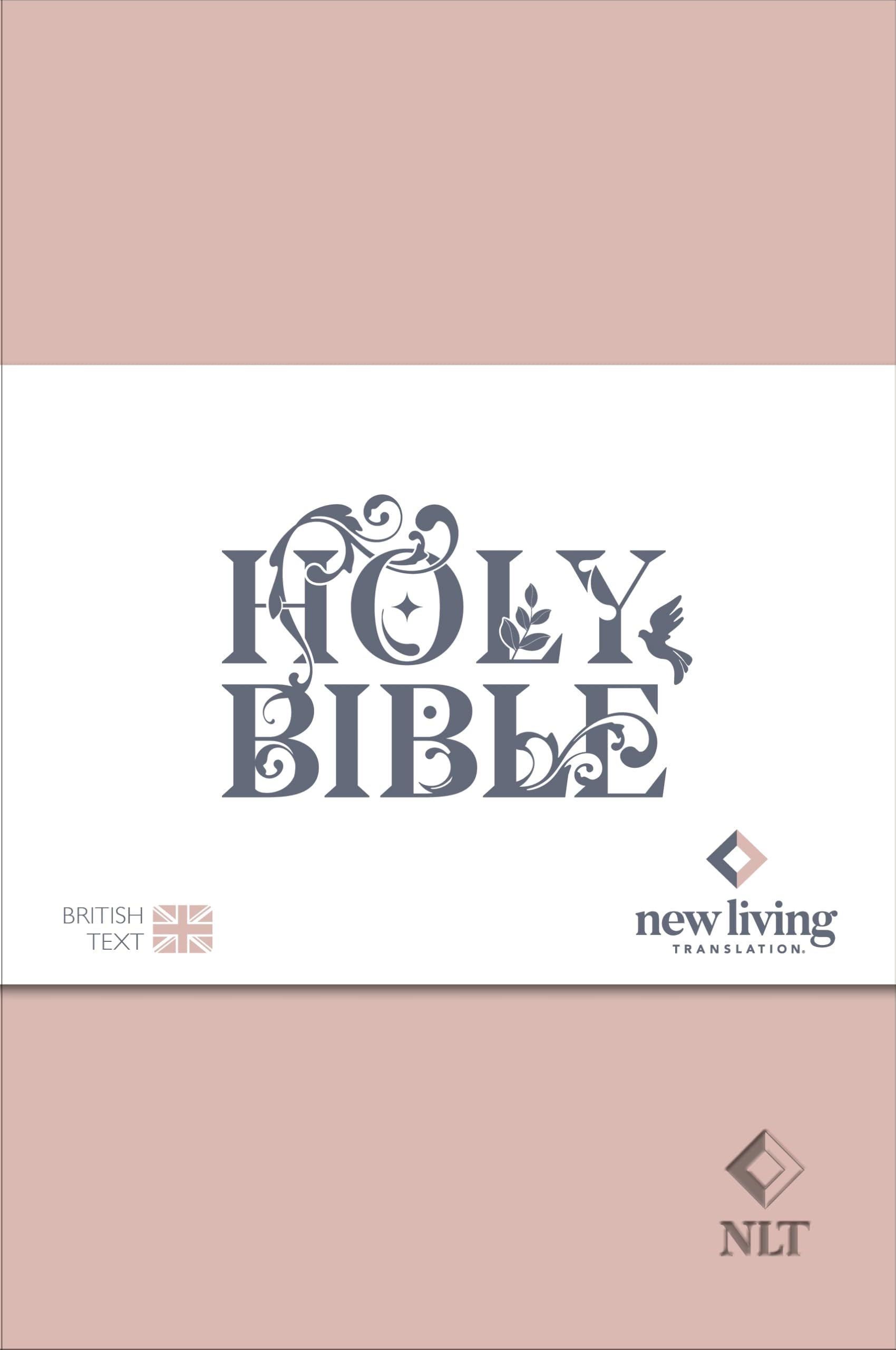 NLT Holy Bible: New Living Translation, British Text Version in Pink Soft-tone Flexiback Binding