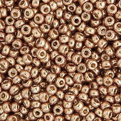 Miyuki Seed Bead 8/0 APX.22g - Duracoat Galvanized Champagne Japanese Glass Seed Beads