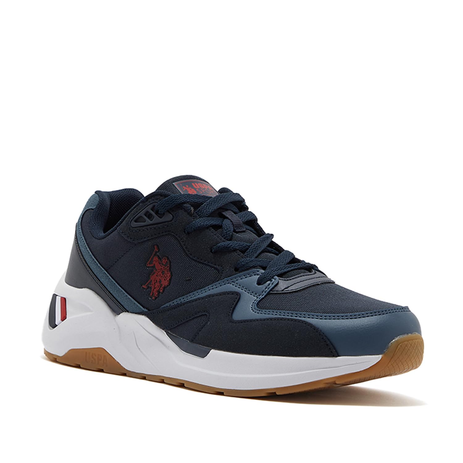 U.S. POLO ASSN Men's 4M HUSky Glb 4Fx Low Top Sneakers 44 EU Blue