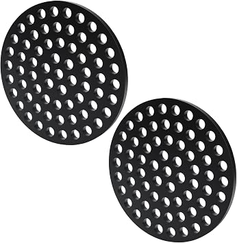 2-Pack 846-S3PK 5-Inch Drain Cover Cast Iron Strainer Epoxy Coated