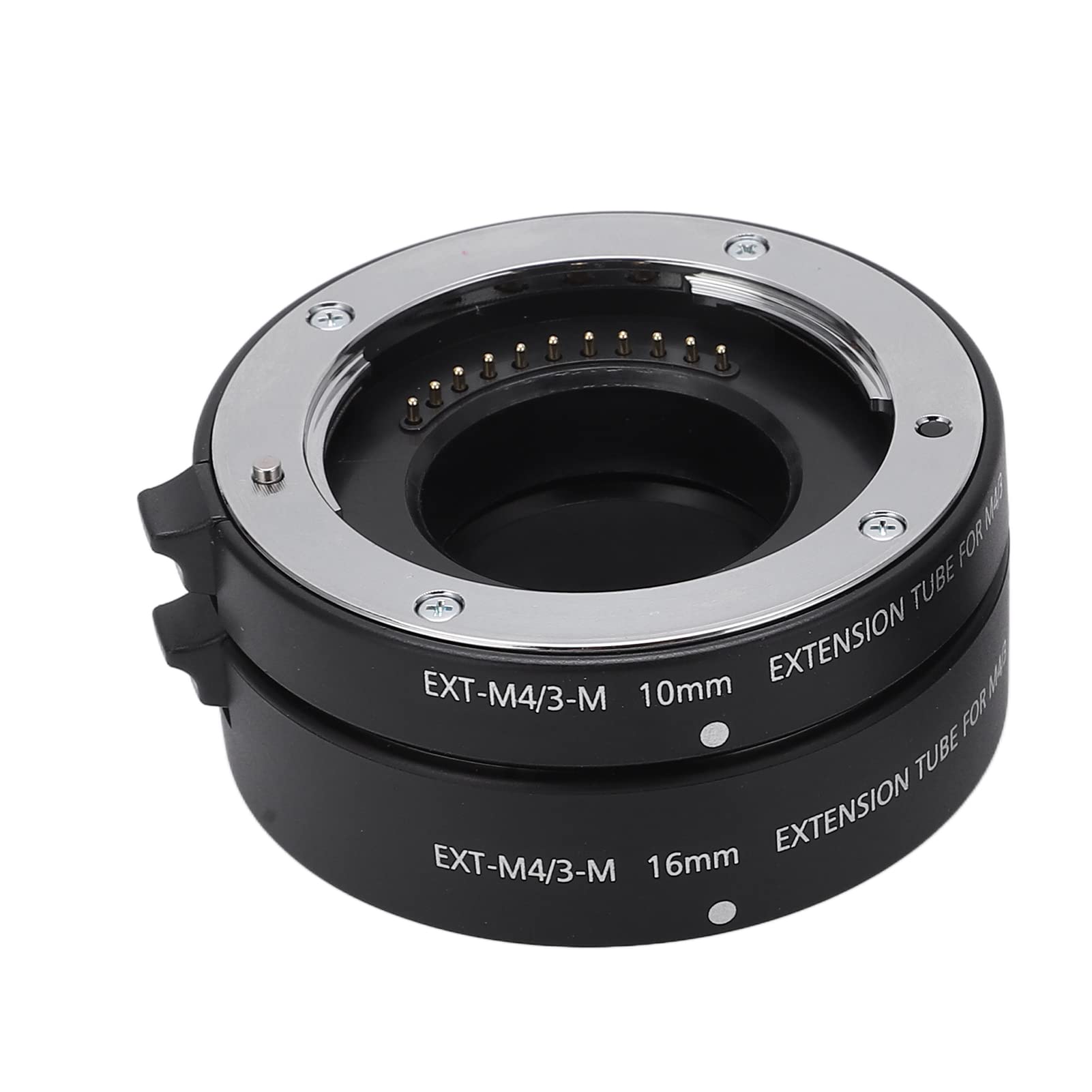 Tubos de extensión Macro para, Anillos adaptadores de aleación de Aluminio de 10 mm, 16 mm, 21 mm con contactos electrónicos, convertidor de Lentes de Primer Plano para