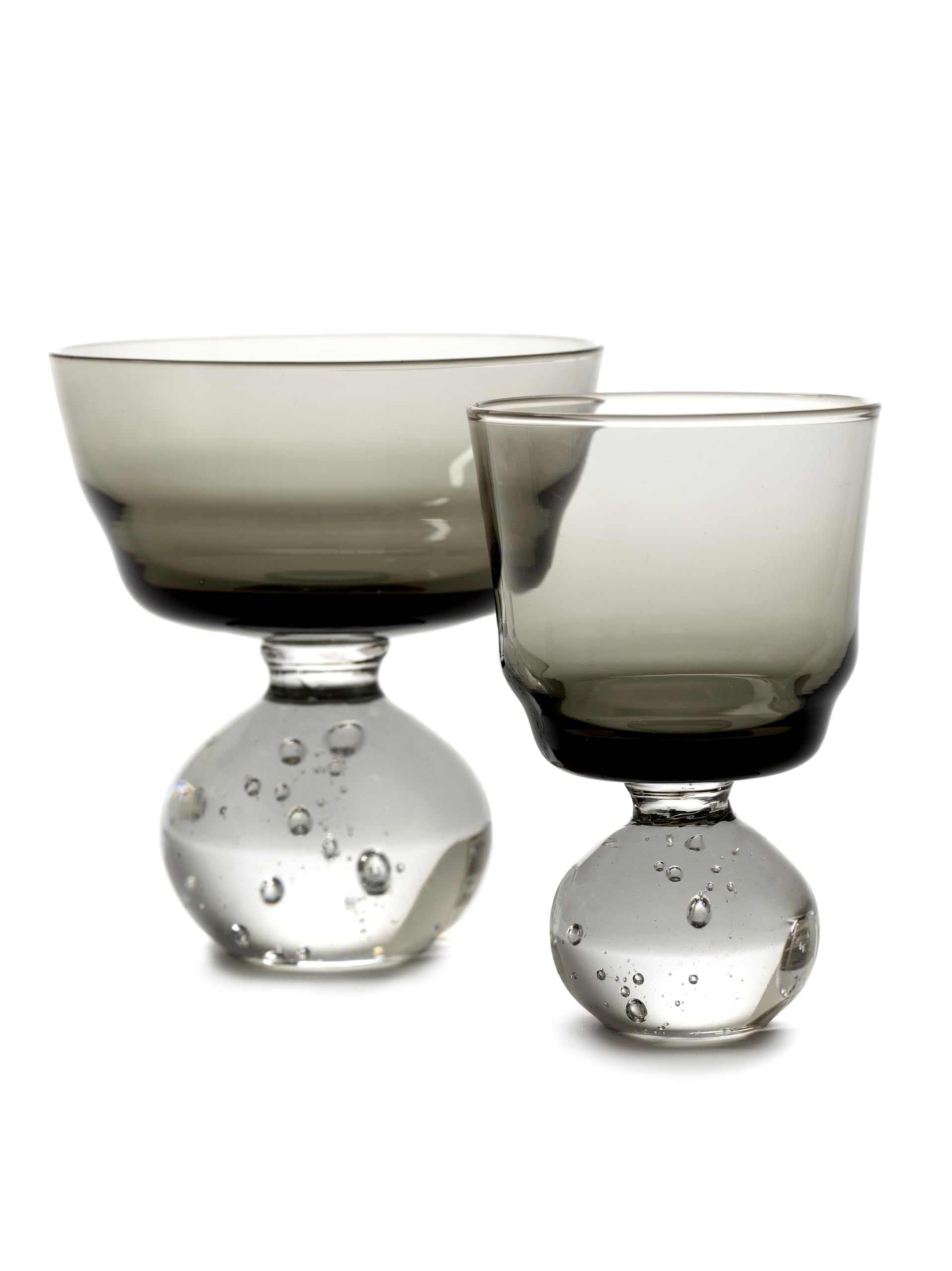 SERAX B0821003 ETERNAL SNOW S Stielglas, Grau, 110 ml