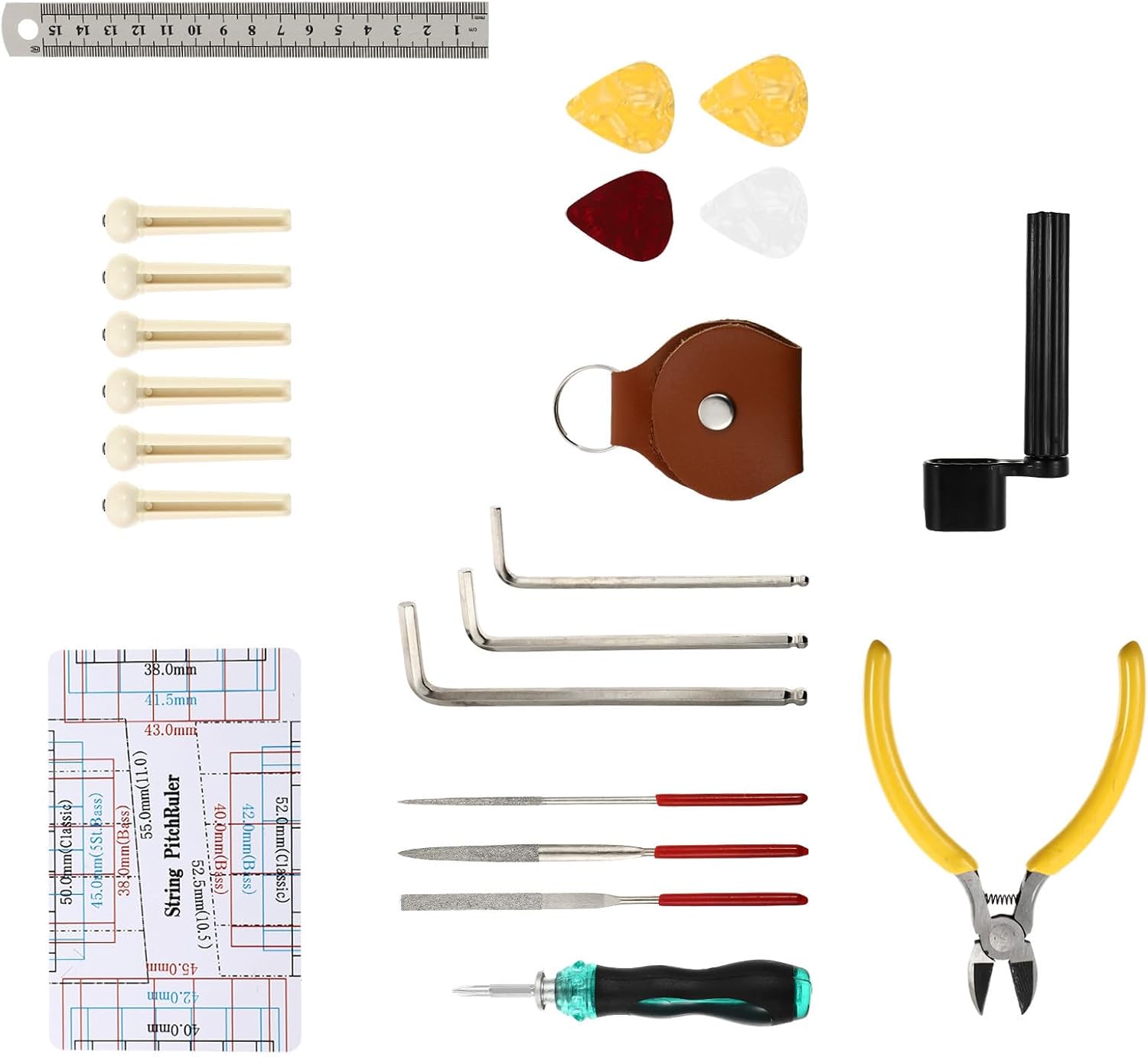 24pcs Professional Guitar Repairing Tool Kit Set