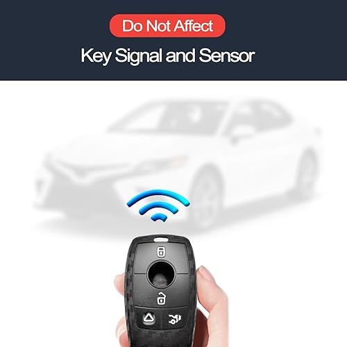 Vista 12 de 2 piezas compatibles con Mercedes Benz A C E S CLA CLS GLA GLB GLC GLE GLS G Funda de cristal para llavero protector de llavero sin llave