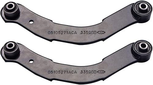Brazo de control superior trasero compatible con Dodge Caliber Jeep Compass Patriot Izquierdo Derecha AUQDD 2PCS K641281 (par) Suspensión