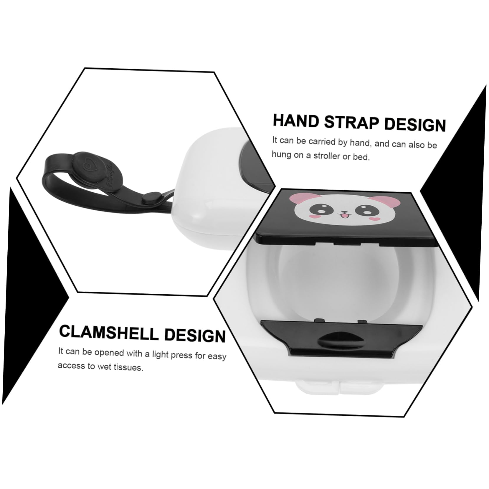 ERINGOGO Refillable Wet Tissue Storage Box Portable Wipe Holder with Rope for Cribs Strollers and Tables Easy to Clean Dispenser for Go Parents