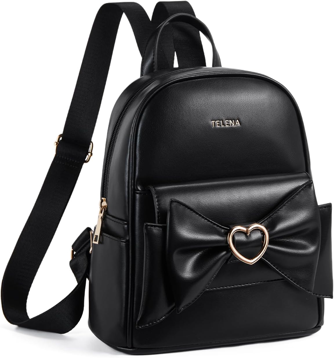 Telena Small Backpack Purse for Women Girls Cute Mini Leather Backpack Travel Shoulder Bags