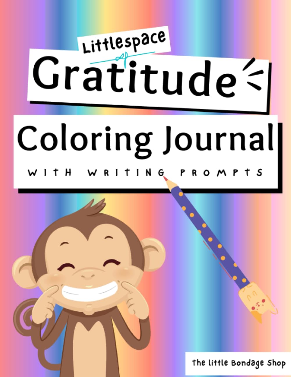 Littlespace Gratitude Coloring Journal With Writing Prompts