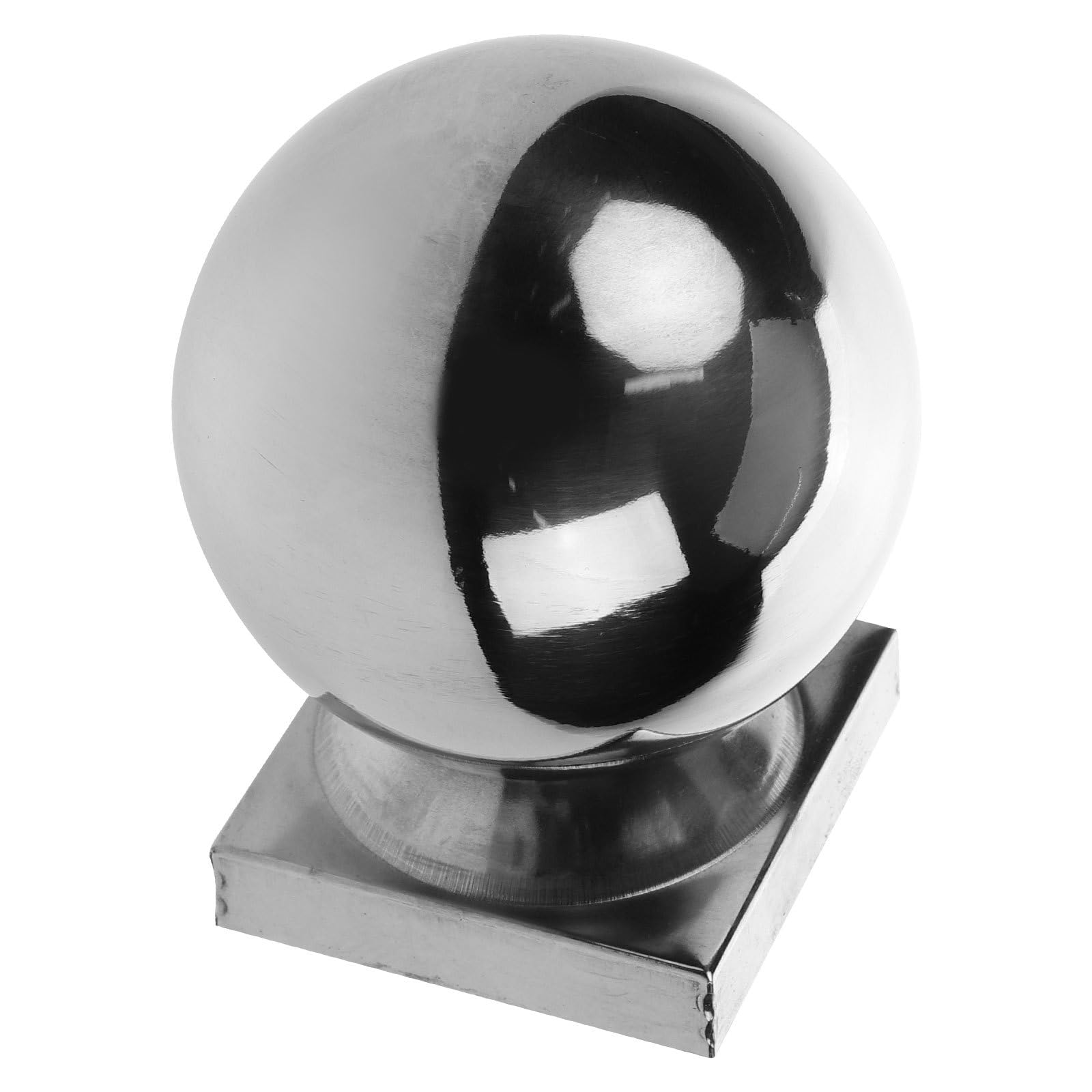 Abaodam Sfera in Acciaio Inossidabile per Recinzioni Supporto Stabile e Design Elegante per Copertura Ringhiera e Protezione Posti di Recinzione
