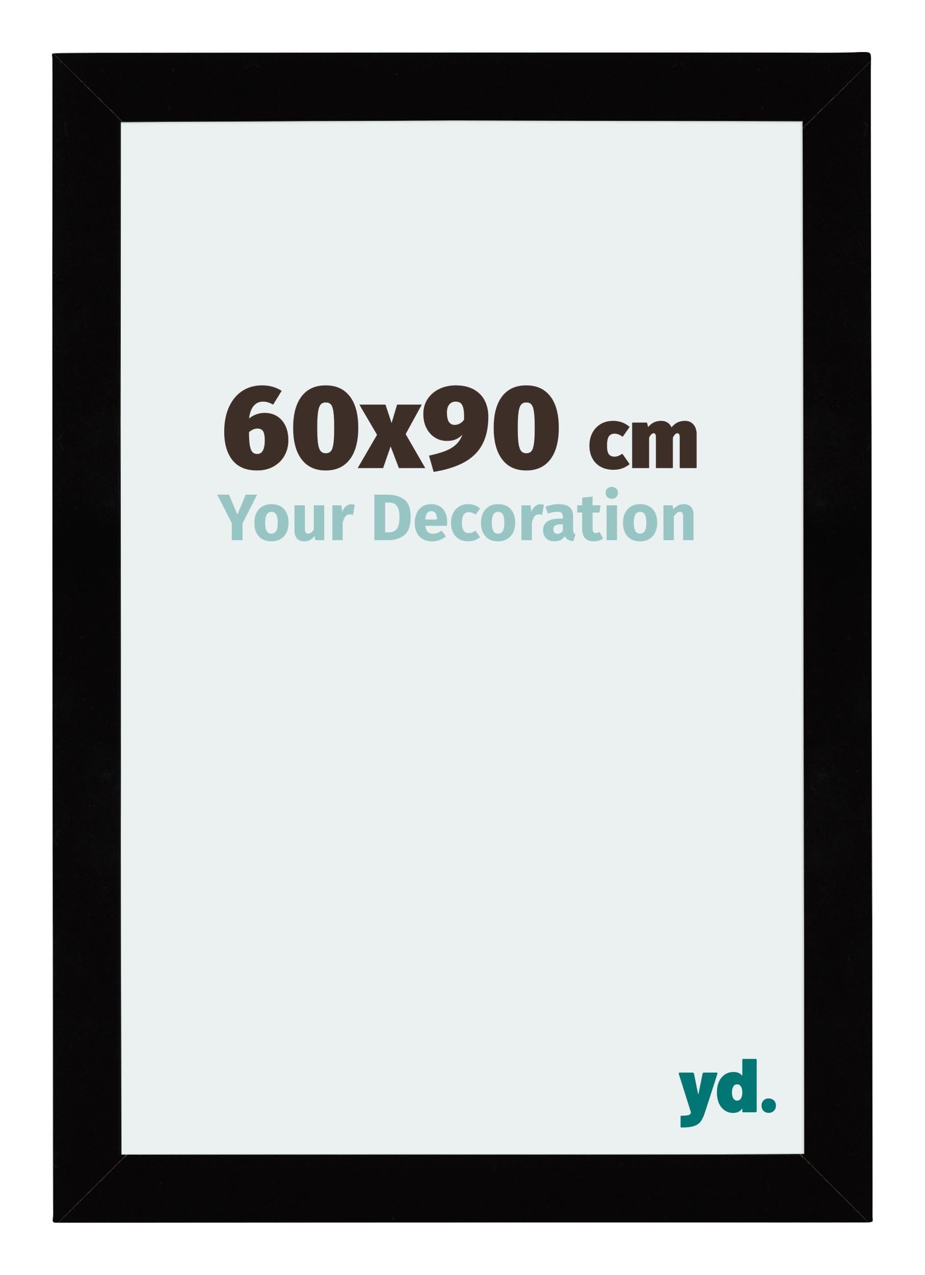 Your Decoration - Puzzle frame 60x90 - Black High Gloss - Puzzle frame 1500-2000 Pieces - MDF Photoframe - Mura