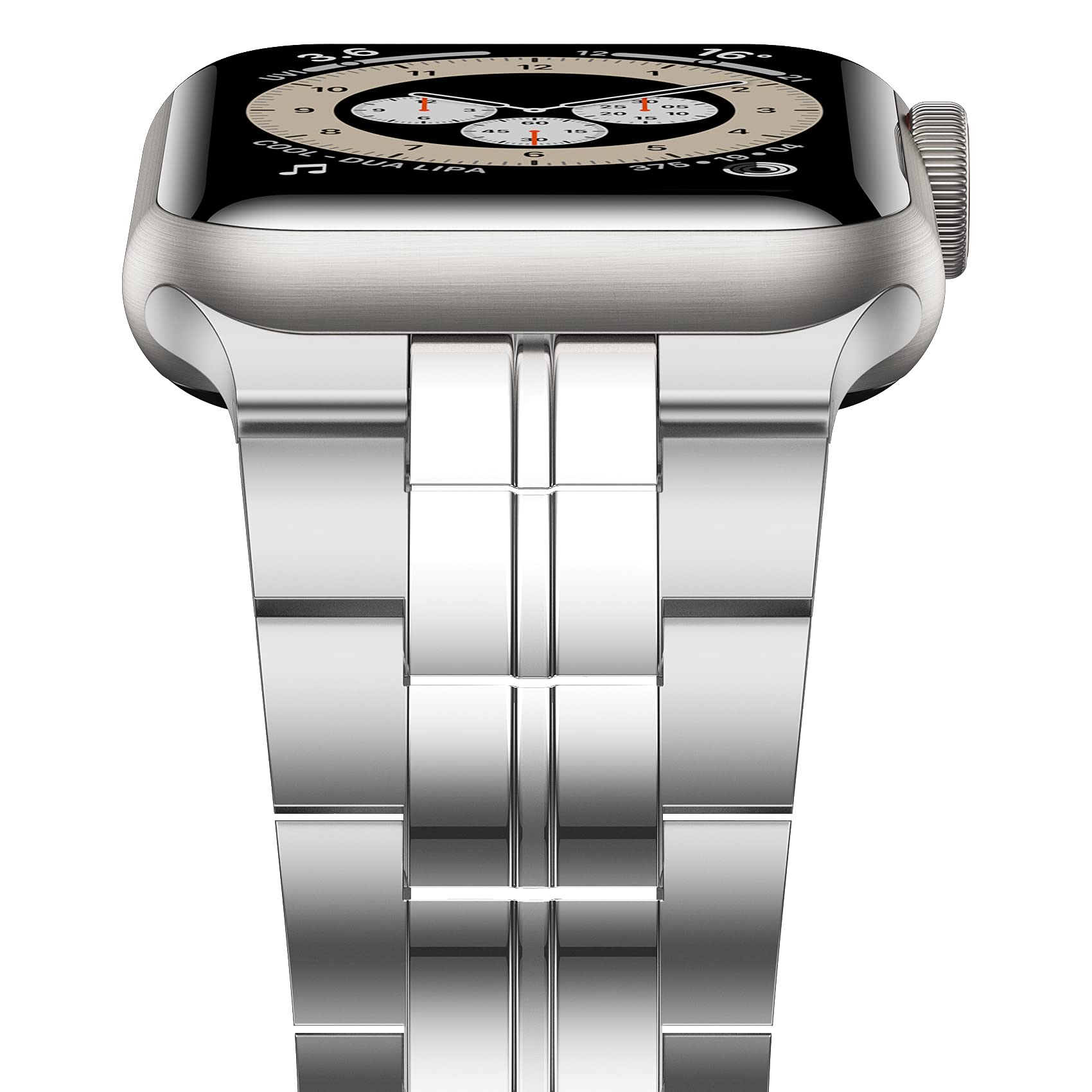 iiteeology Compatible with Apple Watch Band 49mm 45mm 44mm 42mm 41mm 40mm 38mm, Titanium Strap for Men with Double Button Clasp for iWatch Ultra Ultra 2 SE Series 9 8 7 6 5 4 3 2 1