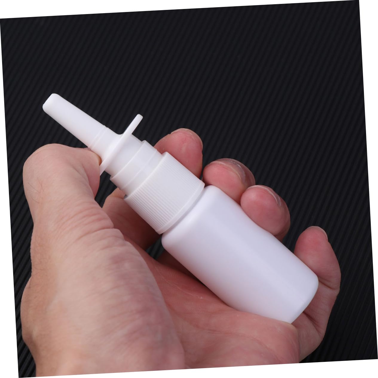 POPETPOP Wiederbefüllbare Sprühflasche 10ml aus Pe, 200 Stück, Weiß | Reise und Outdoor Einsatz, Klare Schutzkappe Inklusive, Leicht und Wiederverwendbar