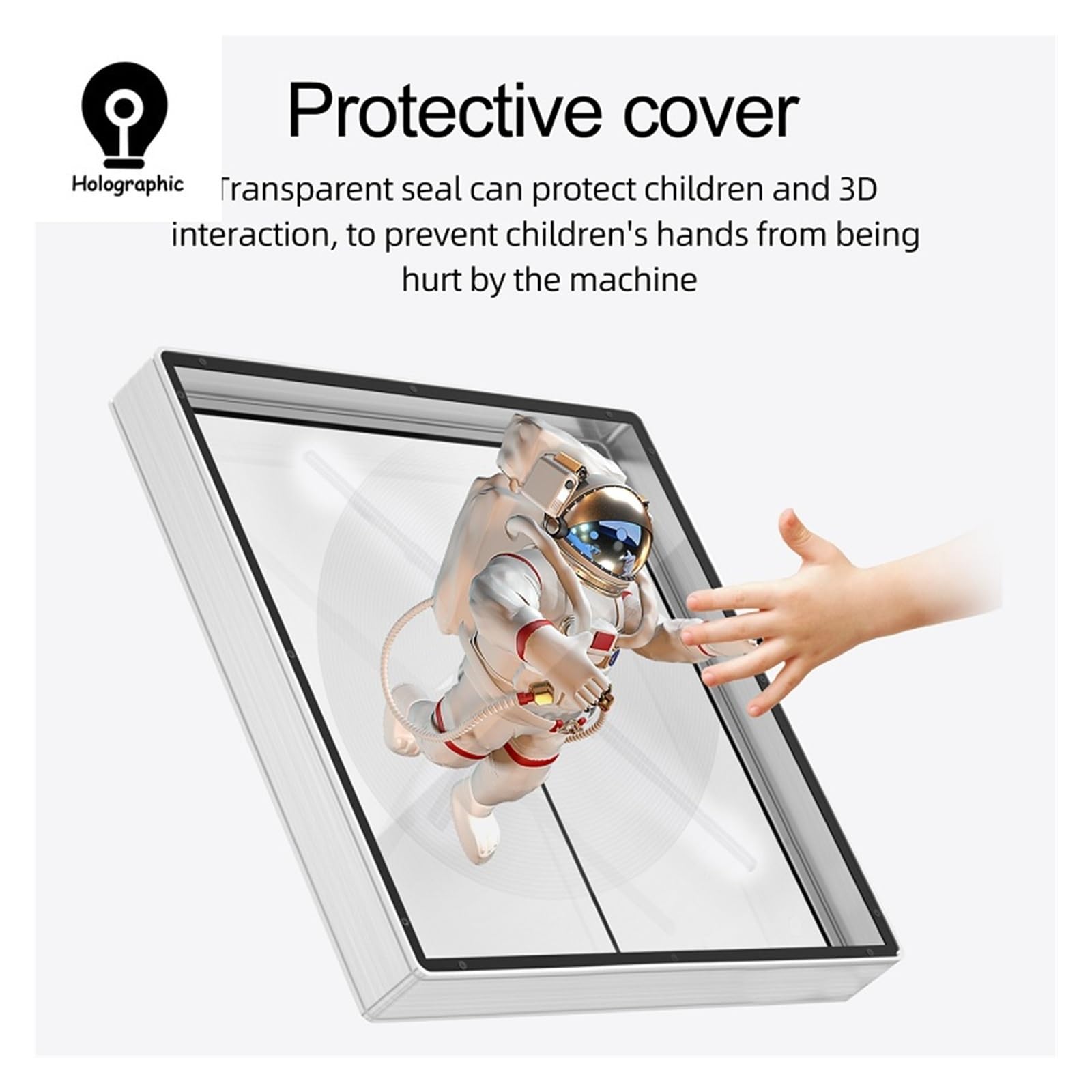 Wentylator z hologramem 3D, 50cm wentylator 3D projektor z hologramem Wifi znak Led lampa holograficzna odtwarzacz zdalny wyświetlacz reklamowy