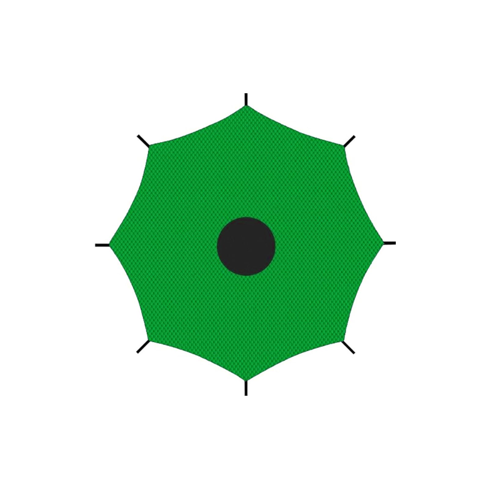 Auvent de trampoline en toile indéchirable et imperméable pour protection extérieure durable - 8