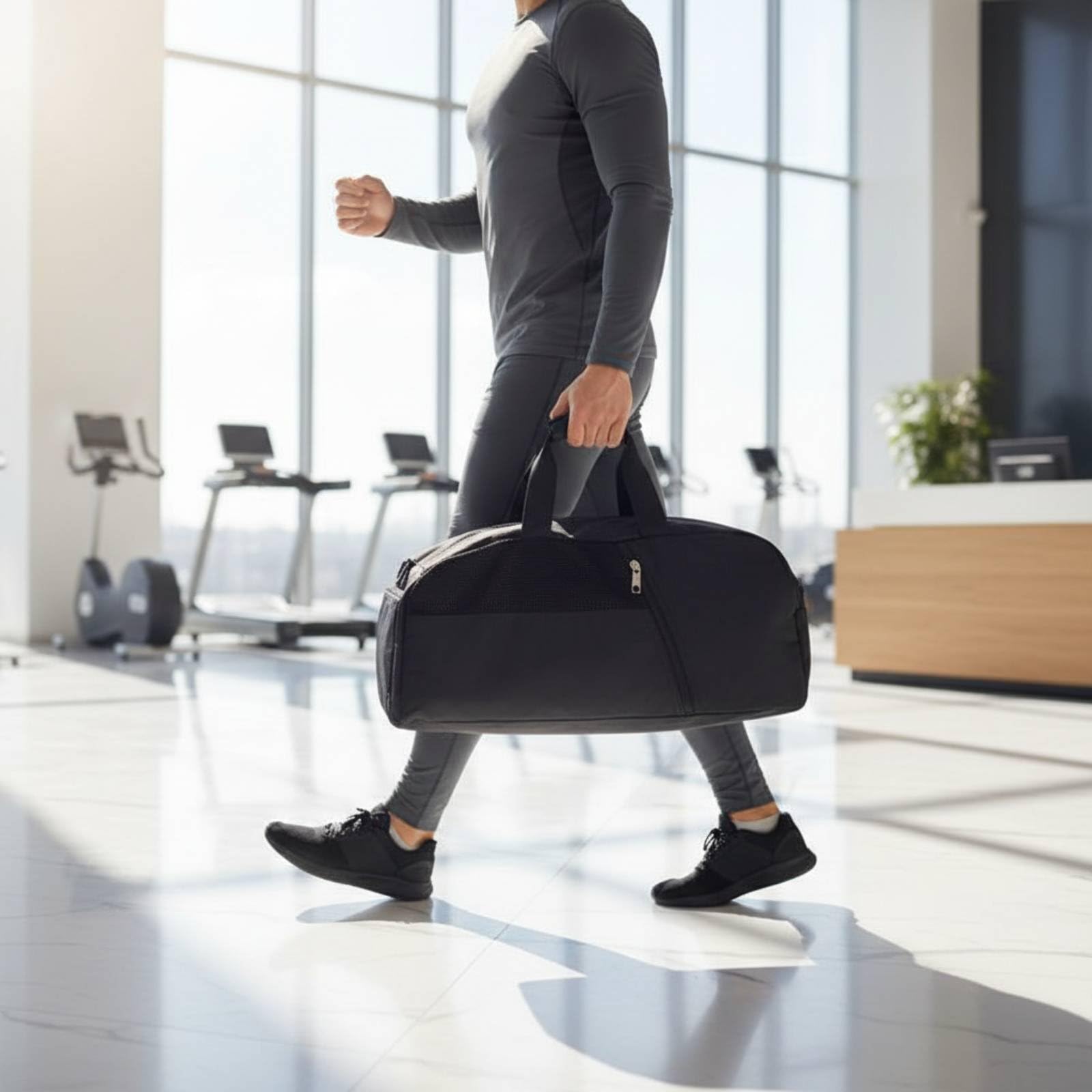 Waterproof Sports Pack Bag Gym Duffel Borsa Multifunzione Scomparto Scarpe Materiale Oxford Impermeabile Design Grande Capacità Adatto Allenamenti Trasporti Personali