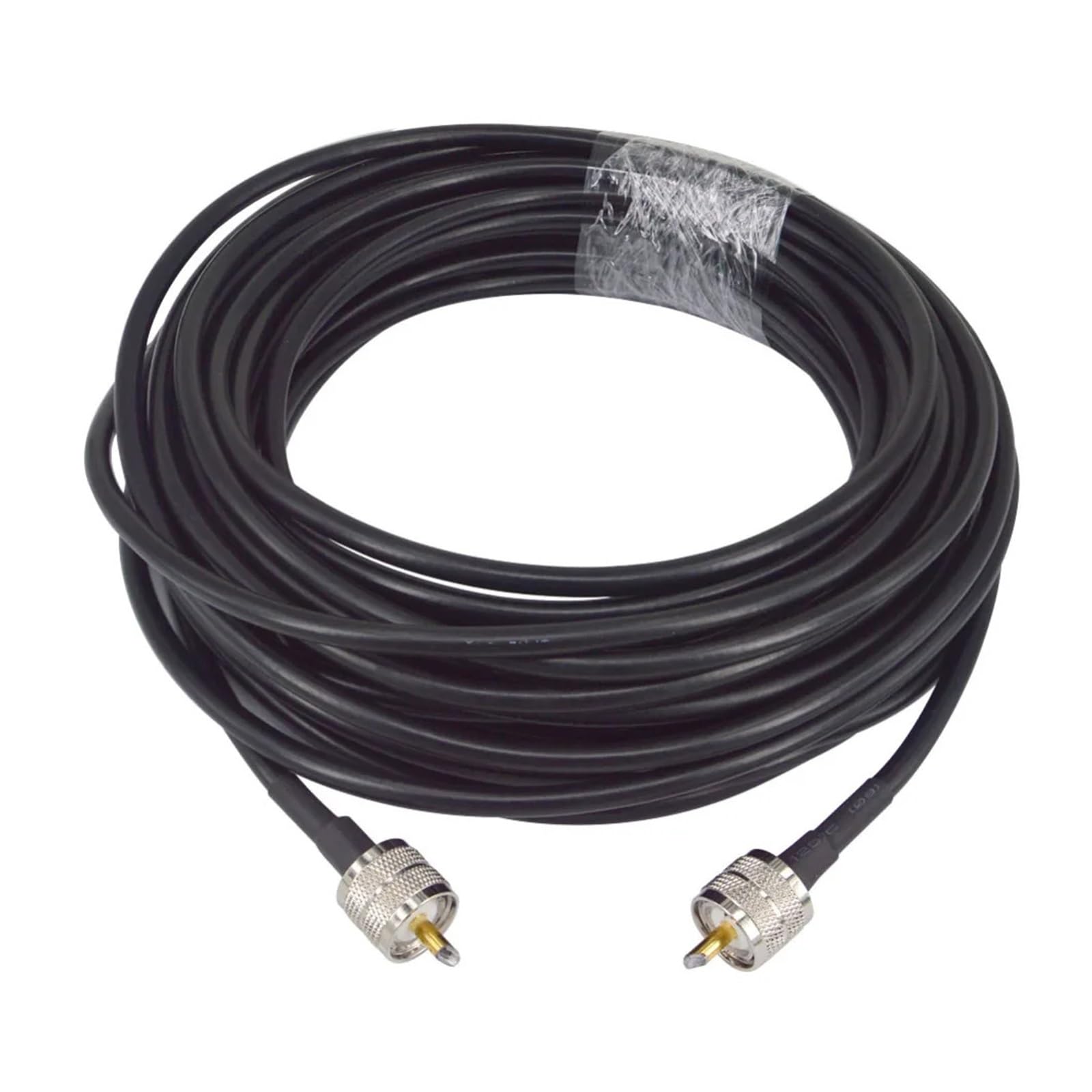 Antena Coaxial 15M 10M Cable UHF Macho a Conector Puente de 50 ohmios Radio CB aficionada(30M)