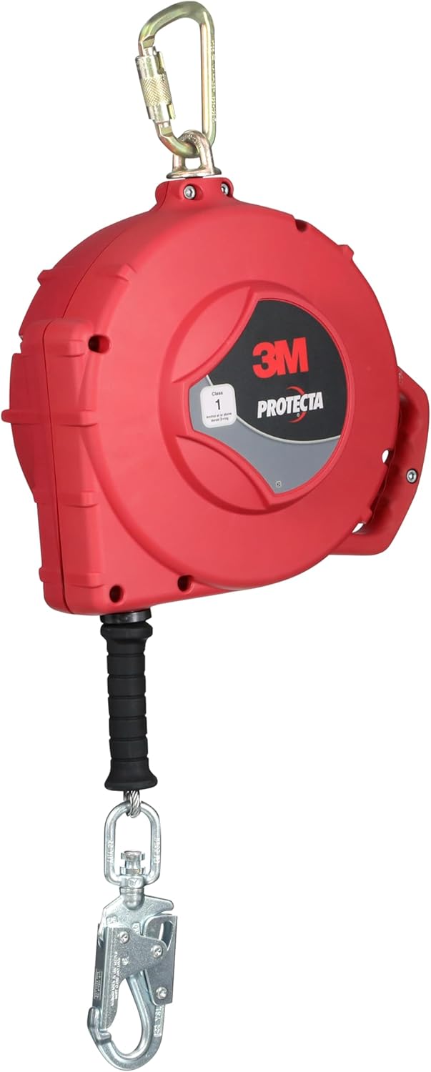 3M Protecta® Self-Retracting Lifeline 3590043, Stainless Steel Cable, 85 ft., Class 1