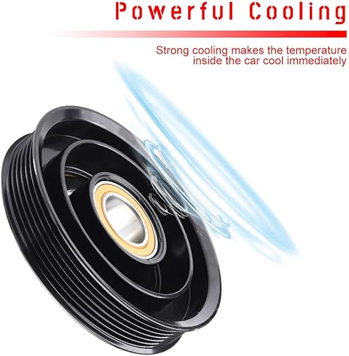 Miniatura 3 de cciyu Embrague del compresor del AC compatible para Toyota Corolla 2003-2008 CO 27000C Auto reparación Compresores Asamblea